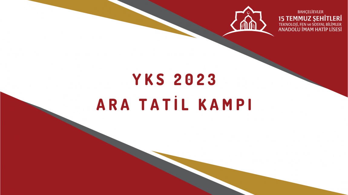 YKS 2023 - Ara Tatil Soru Çözüm Kampı