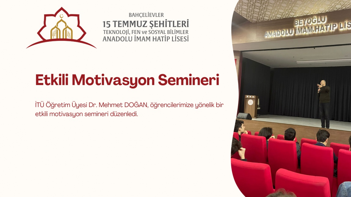 Etkili Motivasyon Semineri