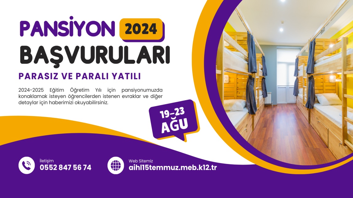 2024-2025 Pansiyon Başvuru Evrakları